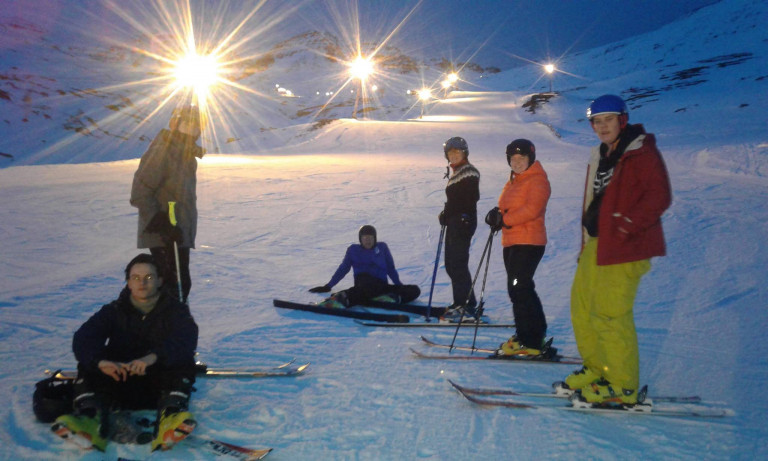 Útivist á skíðum