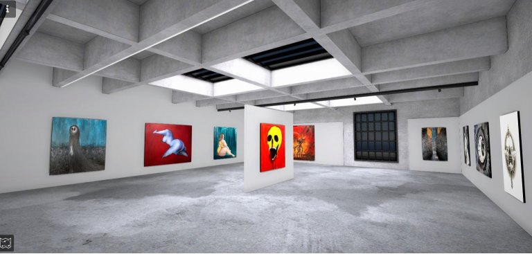 Skjáskot af sýningu