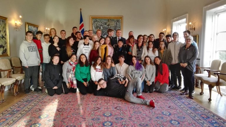 Nemendur á Bessastöðum