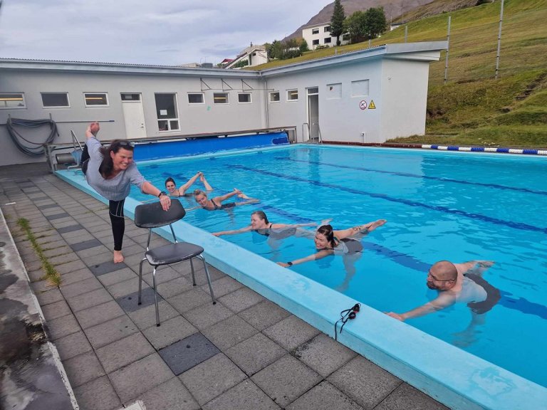 Hugað að heilsunni