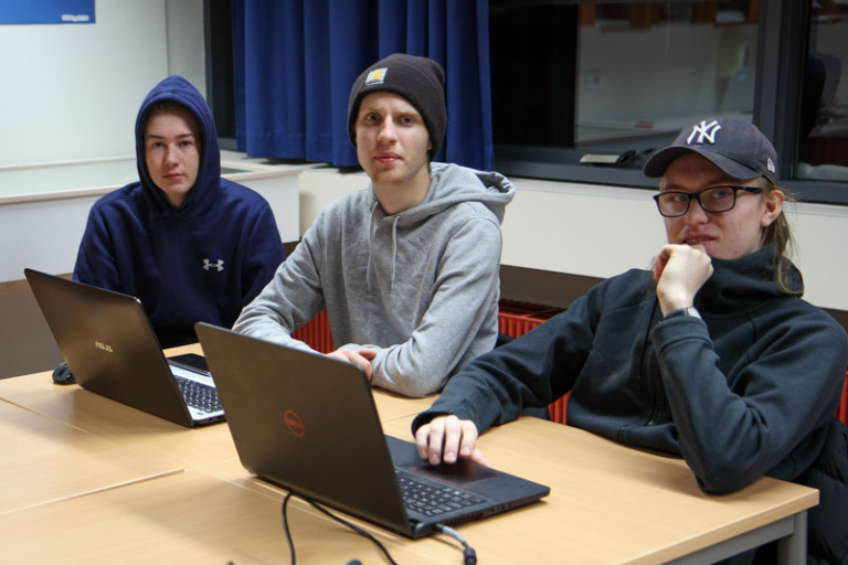 Þorgeir, Jóel og Guðbrandur mynd GK