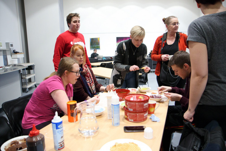 Piparkökur og vöfflur