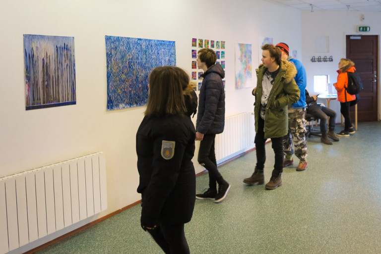 Heimsókn í listhús mynd BM