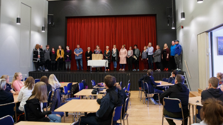 Skólasetning mynd Haukur Orri