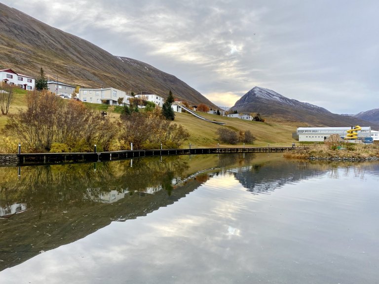 Haustkyrrð í Ólafsfirði. Mynd: Lára Stefánsdóttir.