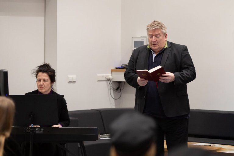 Ave Sillaots og Jón Þorsteinsson mynd GK