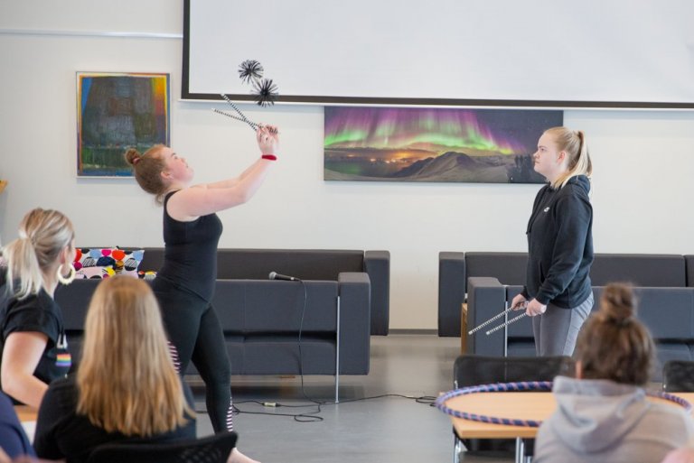 Sirkuslistir í miðannarviku