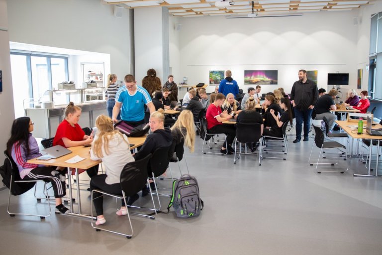 Skólafundur mynd GK