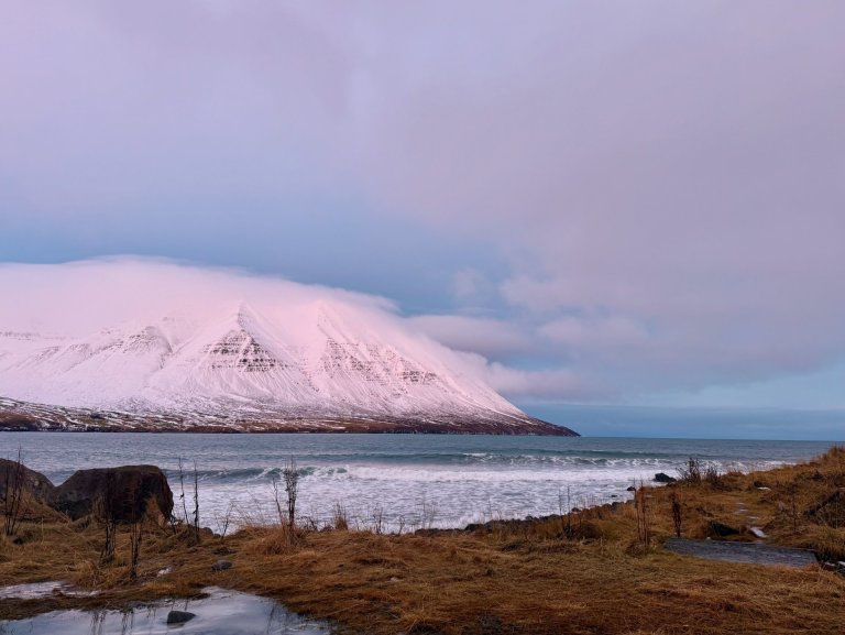 Vetrardagur í Ólafsfirði. Mynd LS