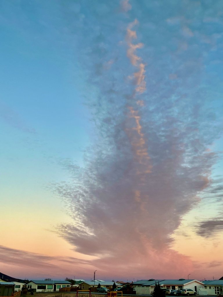 Vetrarský í Ólafsfirði. Mynd: Lára Stefánsdóttir