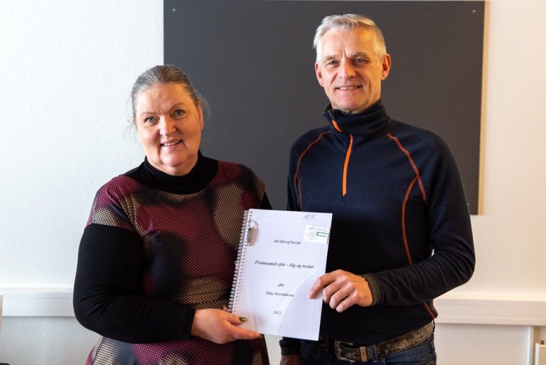 Lára Stefánsdóttir og Þórarinn Hannesson mynd GK