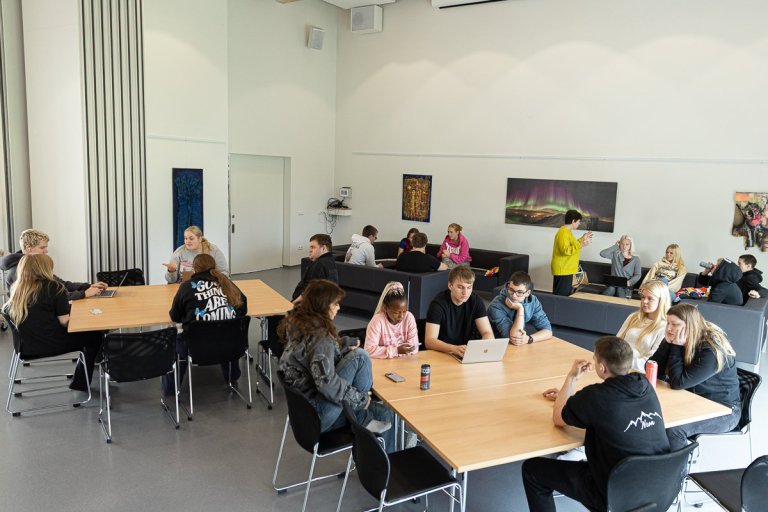 Skólafundur mynd GK